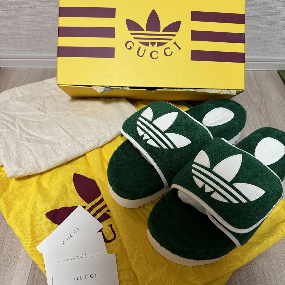 未使用 GUCCI adidas コラボ サンダル 大人気‼️ 未使用 GUCCI adidas コラボ サンダル 大人気‼️
