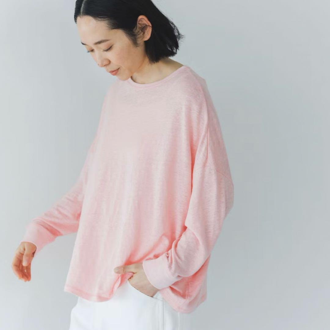 「私らしく、ピンクをまとう」揺れるリネンのプルオーバー / 髙橋美賀さんコラボ