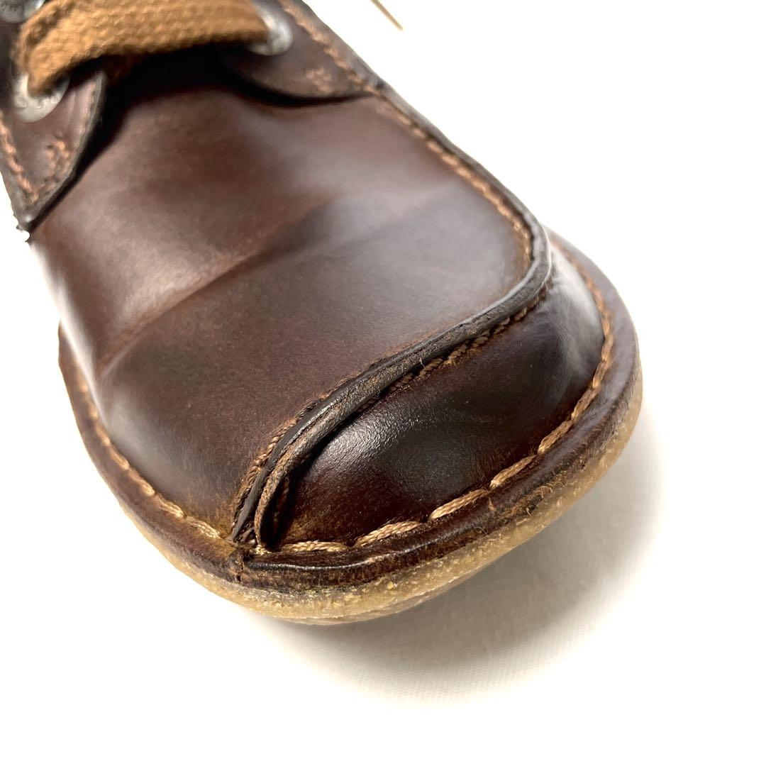 【美品】Clarks ファニードリーム 24.5cm レースアップ レザー