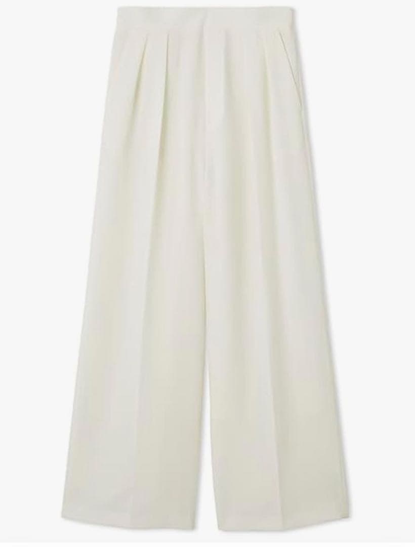 FRAY I.D 2タックパンツ ホワイト 25SS MサイズS FRAY I.D DECORATOM_COM_BR