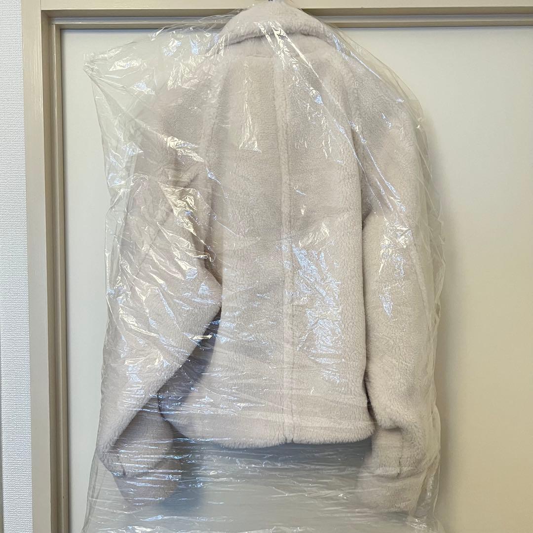 グレースコンチネンタル ダイヤグラム ボアジャケット キナリ グレースコンチネンタル ダイヤグラム ボアジャケット キナリ