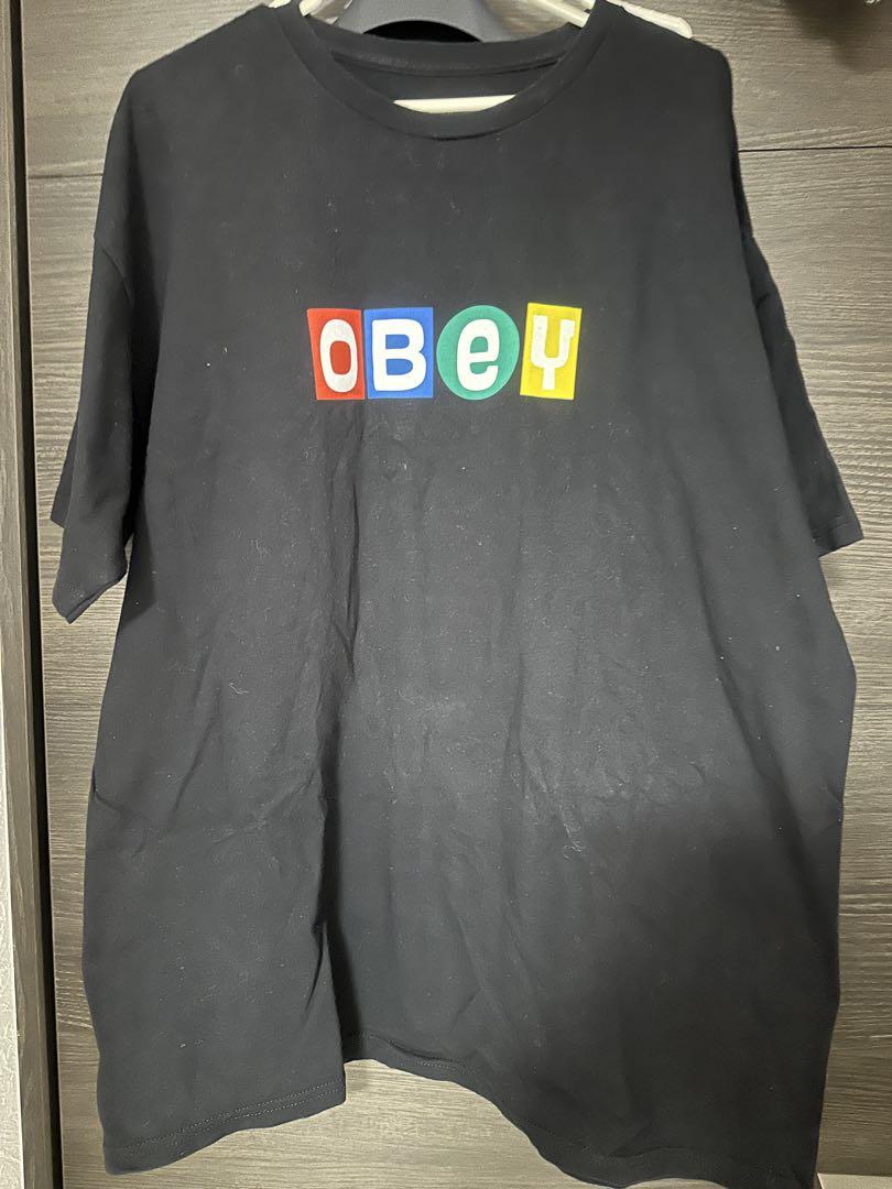 OBEY WORLDWIDE カラフルロゴ Tシャツ XL