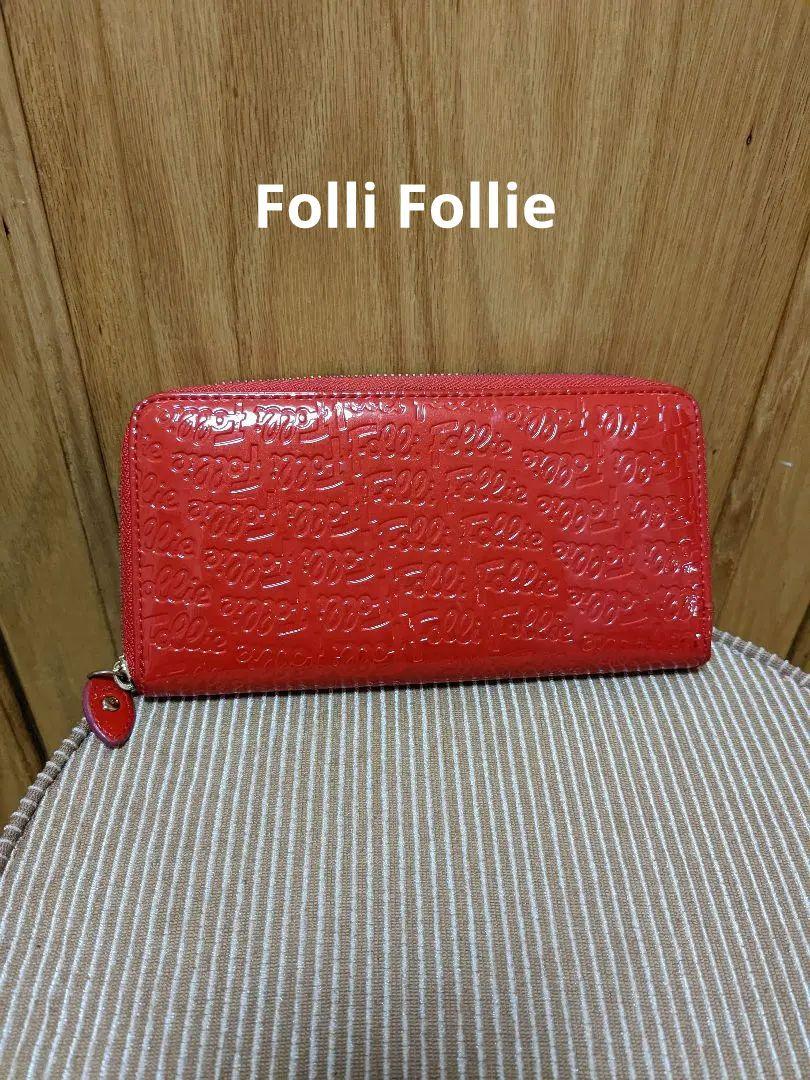 Folli Folliエナメルレザー 長財布 最終価格】Folli Follieエナメル長財布 - メルカリ
