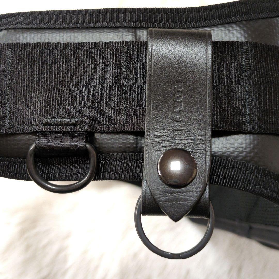【超美品】PORTER HEAT ヒート ウエストバッグ S 黒 マグライト付き 【超美品】PORTER HEAT ヒート ウエストバッグ S 黒 マグライト付き