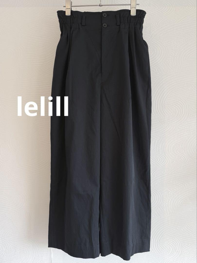 lelill イージーパンツ　ブラック　サイズ36