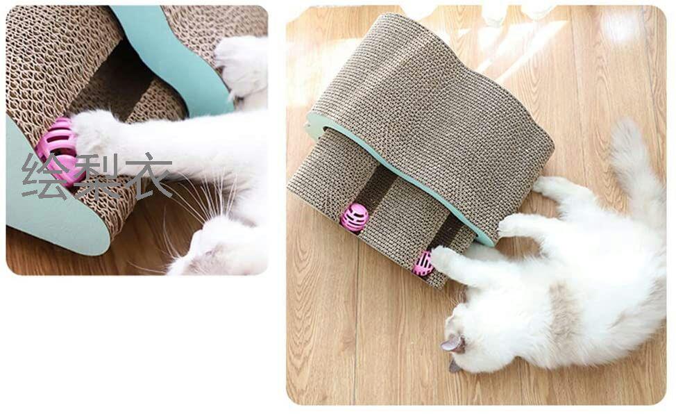 ペットベッド 猫用寝床 爪とぎ 猫 バリバリベッド インテリア 可愛い 雲形