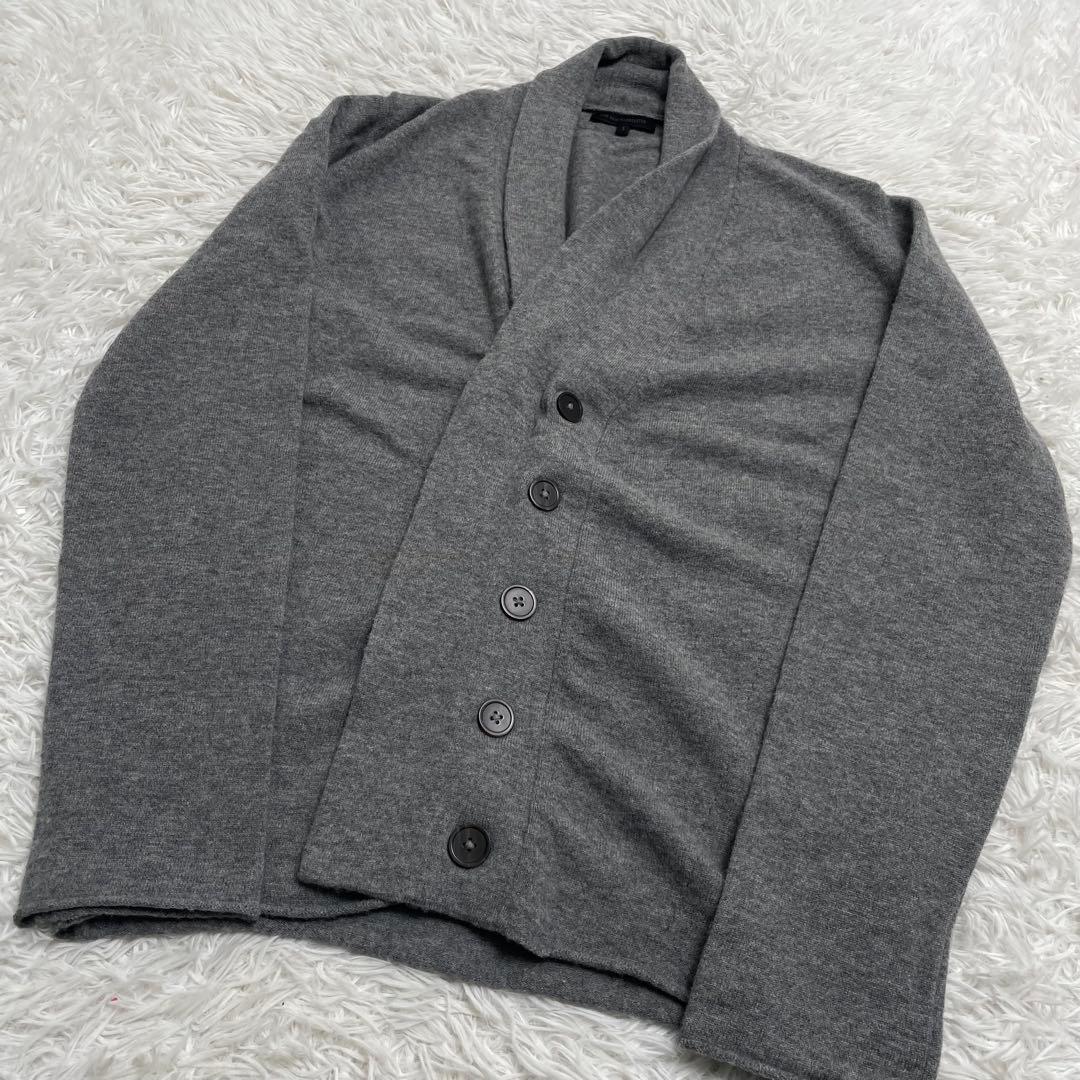 Ann Demeulemeester ウール カーディガン S グレーS Ann Demeulemeester WWW_HOMU-JOURNEY_COM