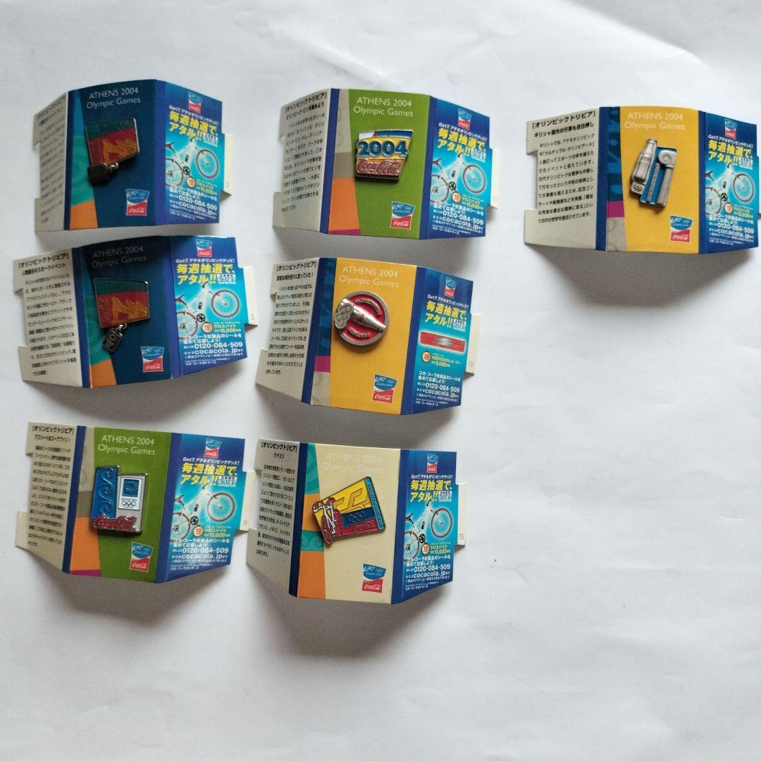 コカコーラ ピンバッジ アテネオリンピック 7個 - メルカリ
