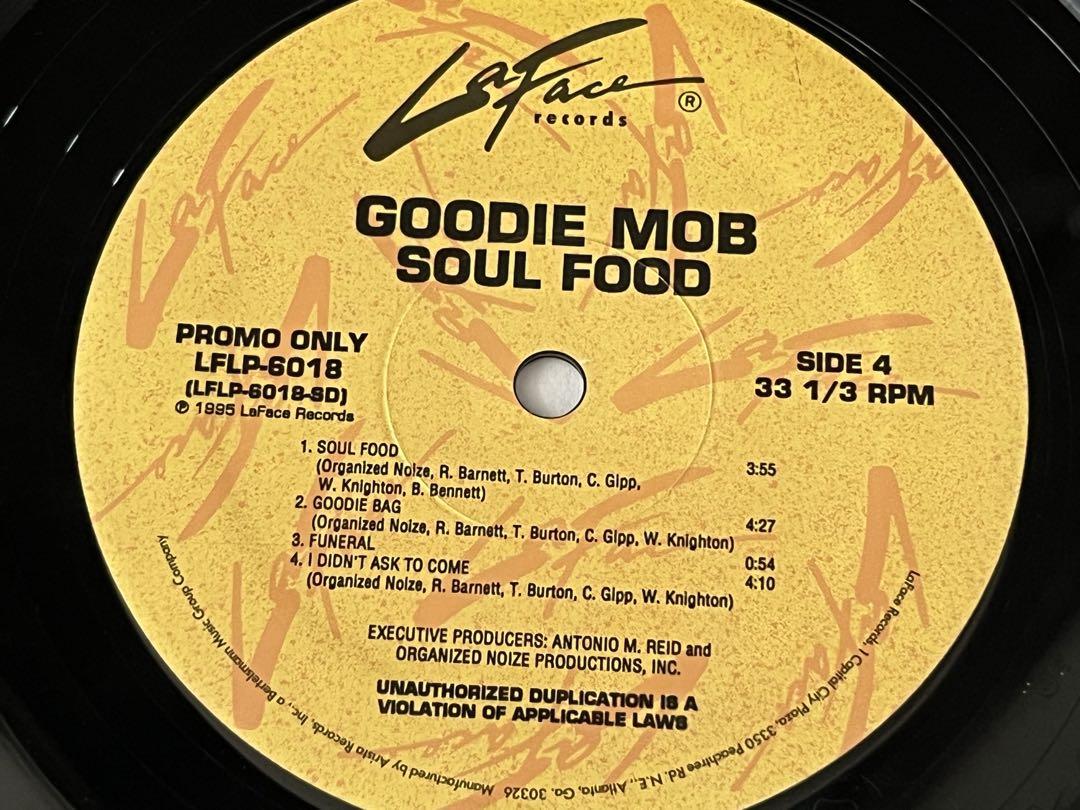 USプロモオンリー2LP盤 GOODIE MOB - SOUL FOOD