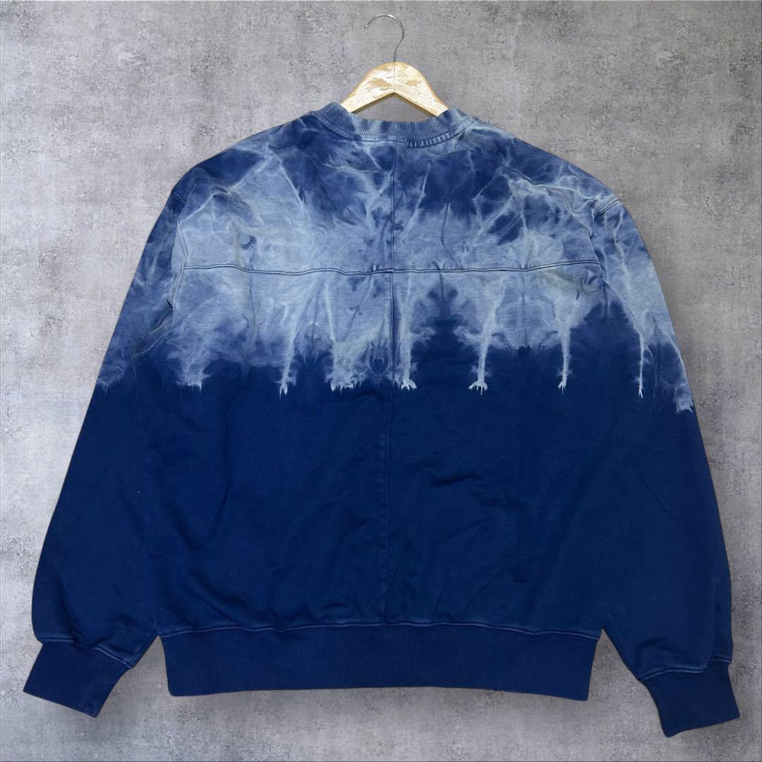 LAST NEST TIE-DYE CREWNECK NAVY ラストネスト M