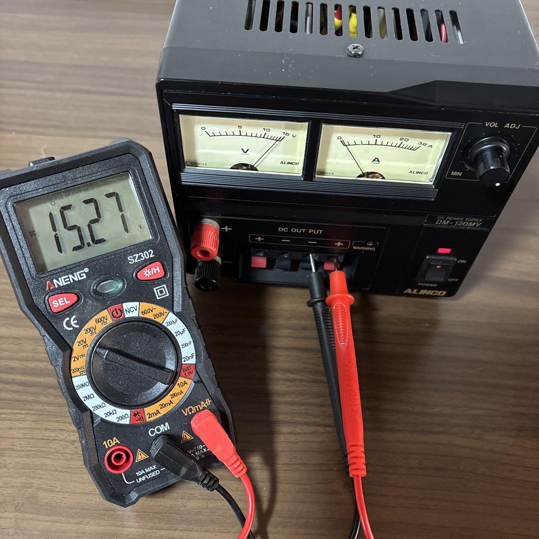 アルインコ 電圧可変型　30A安定化電源　DM-130MV（現状）1.