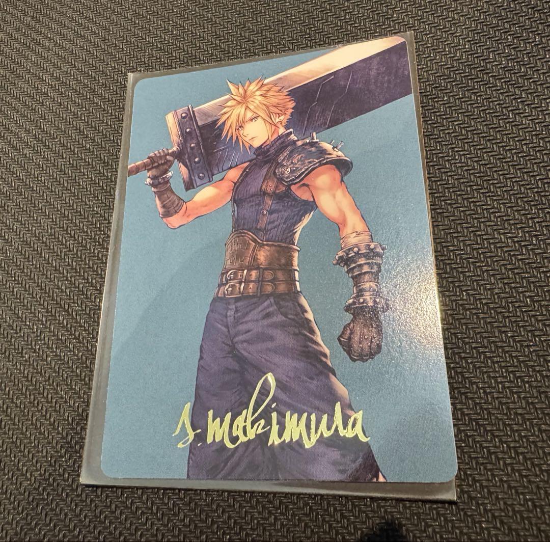MTG FF アートカード 元ソルジャー、クラウド 箔押し サイン入り