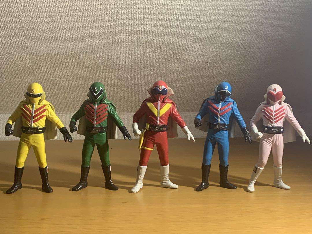 ソフビ魂 特撮 秘密戦隊 ゴレンジャー フィギュア 5体セット