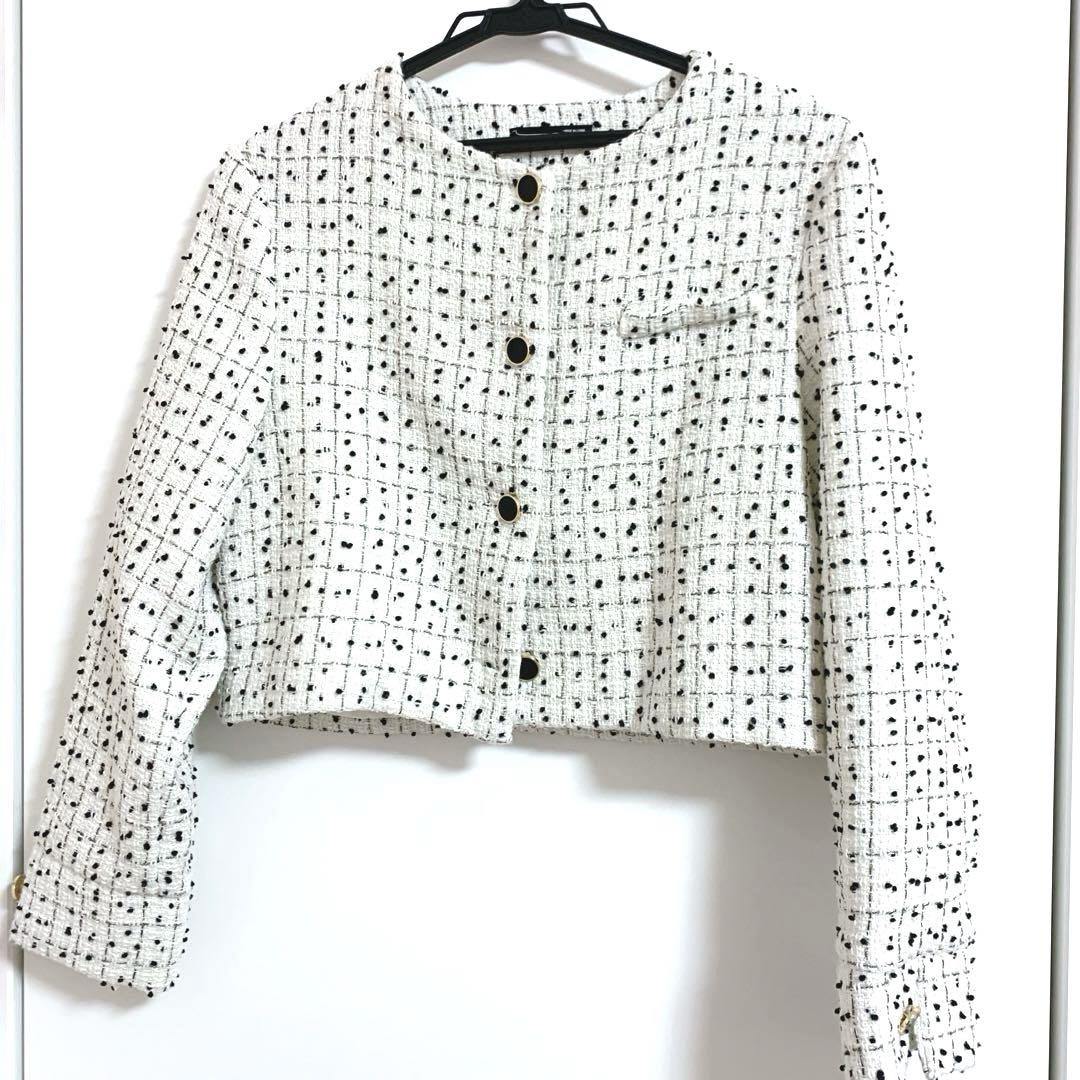 SHEIN DAZY シーイン ツイードジャケット ツイード スーツ 卒業式