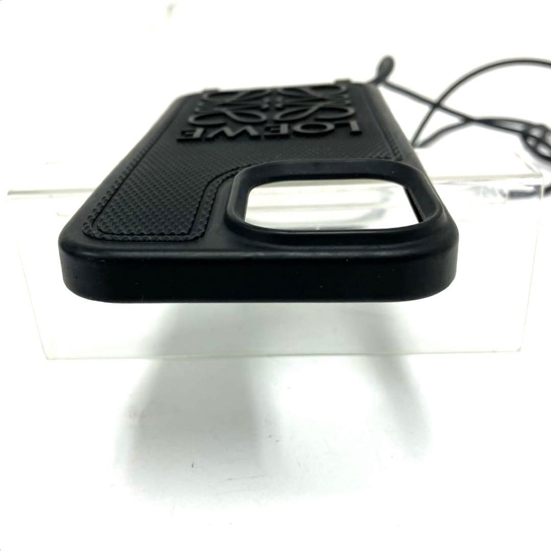 ロエベ iPhone14pro maxケース アナグラム ストラップ 黒LOEWE WWW_OPDRERGINERDOGAN_COM