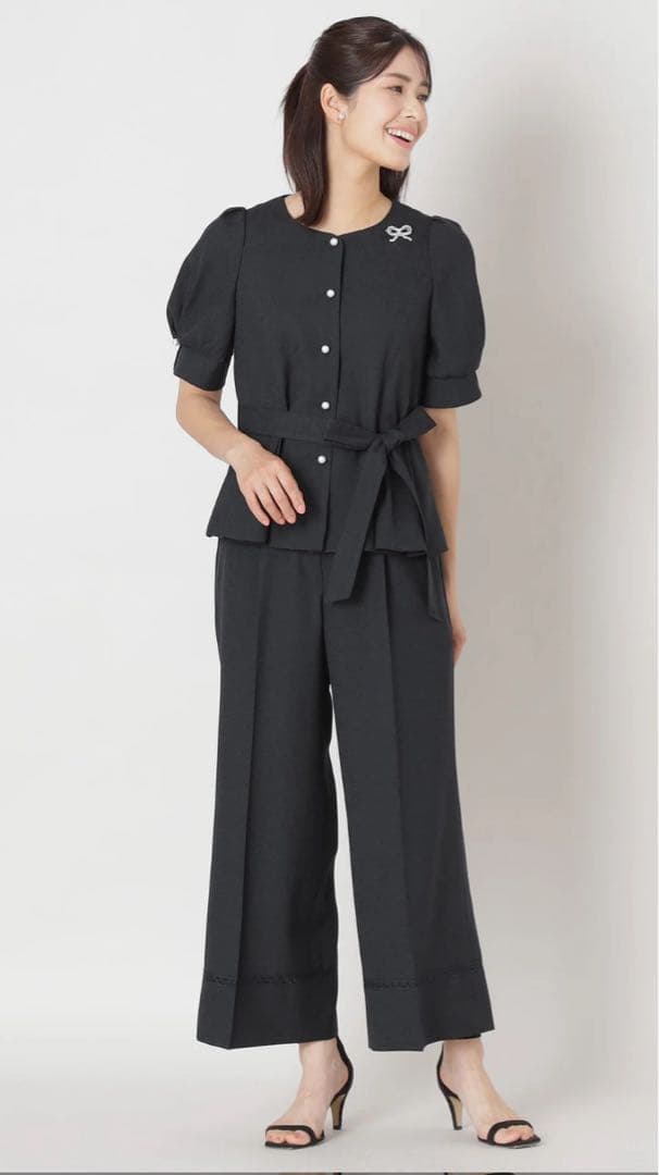 リネンライク ブラウスジャケット