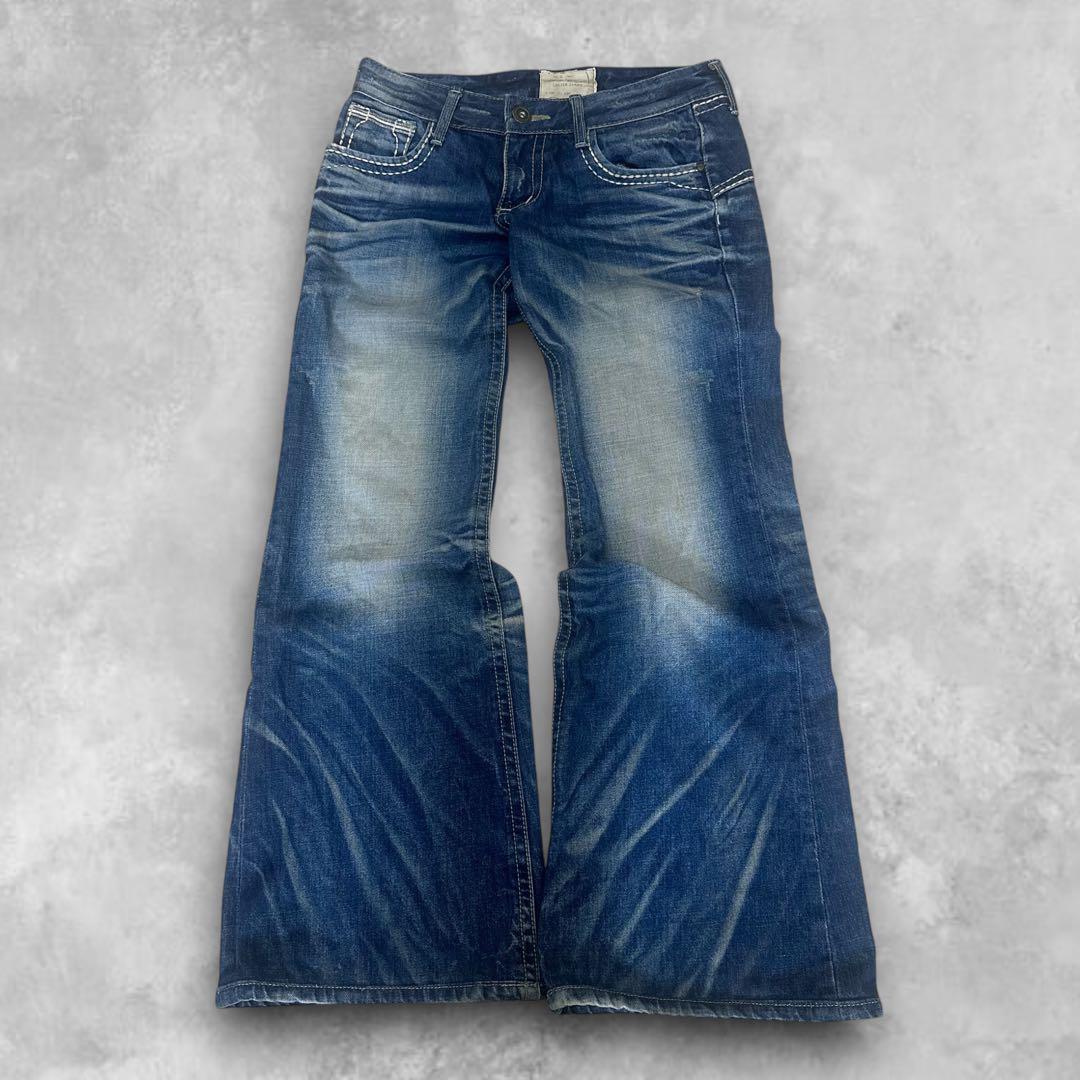 Y2K japanese label バギーフレアパンツ v系 お兄系パンツ