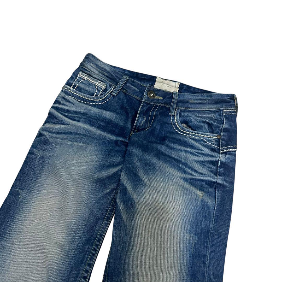 Y2K japanese label バギーフレアパンツ v系 お兄系