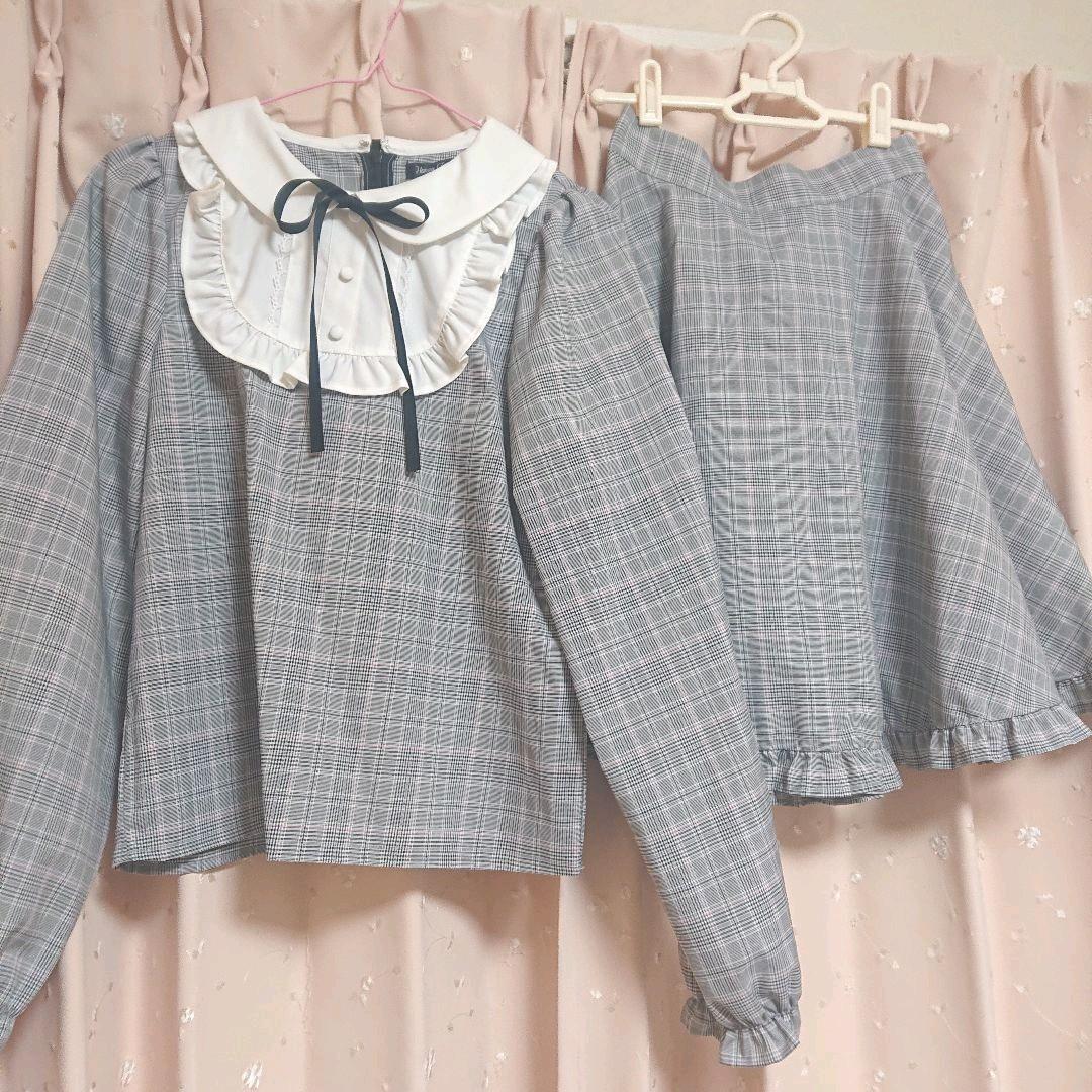 Honey Cinnamon セットアップ ブラウス スカート