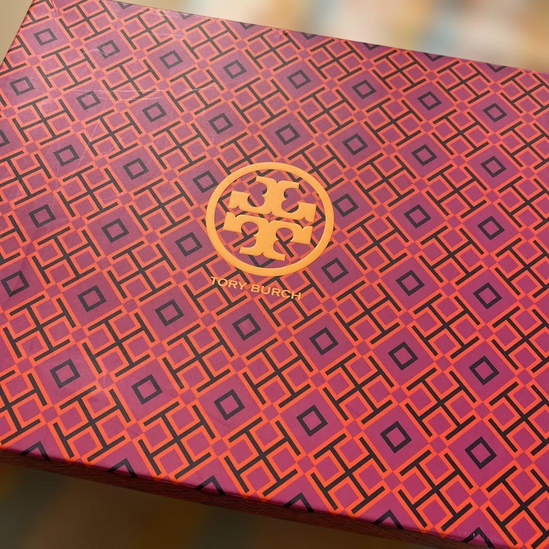 Tory Burch トリーバーチ　ネイビー ウェッジソール　サンダル　24cm Tory Burch トリーバーチ ネイビー ウェッジソール サンダル