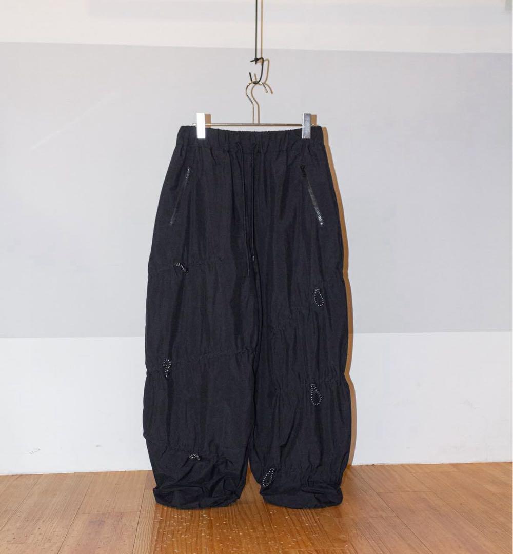 00s japan label crazy string nylon pants