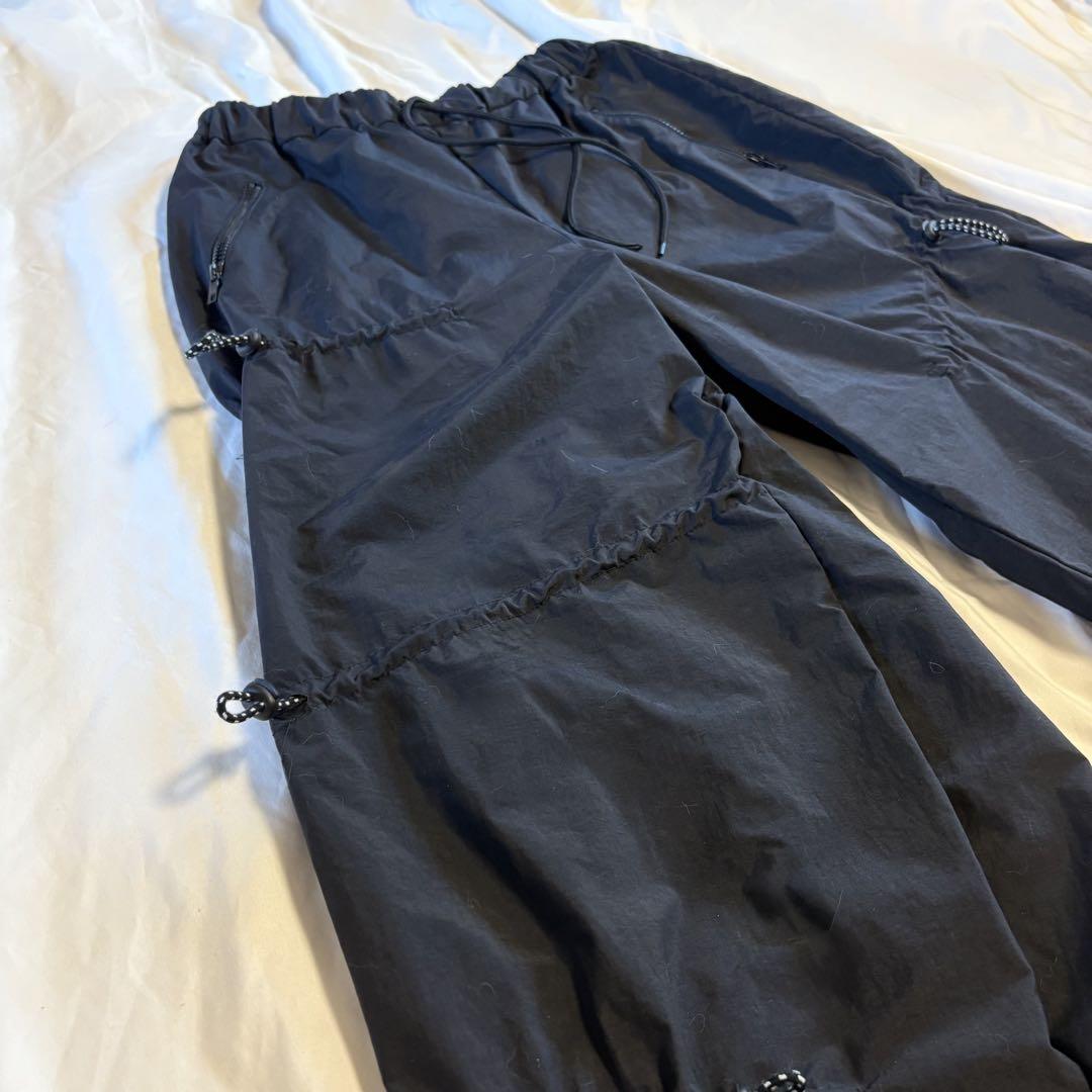 00s japan label crazy string nylon pants
