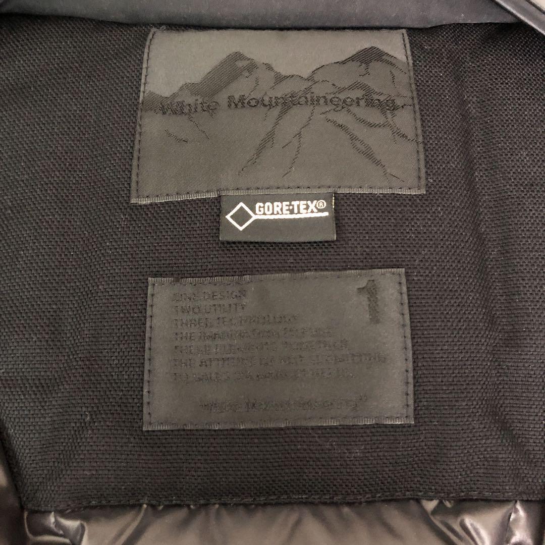 ホワイトマ♗ White Mountaineering BLK GORE-TEX ダウン gaHVS-m25768009502 ケットにな