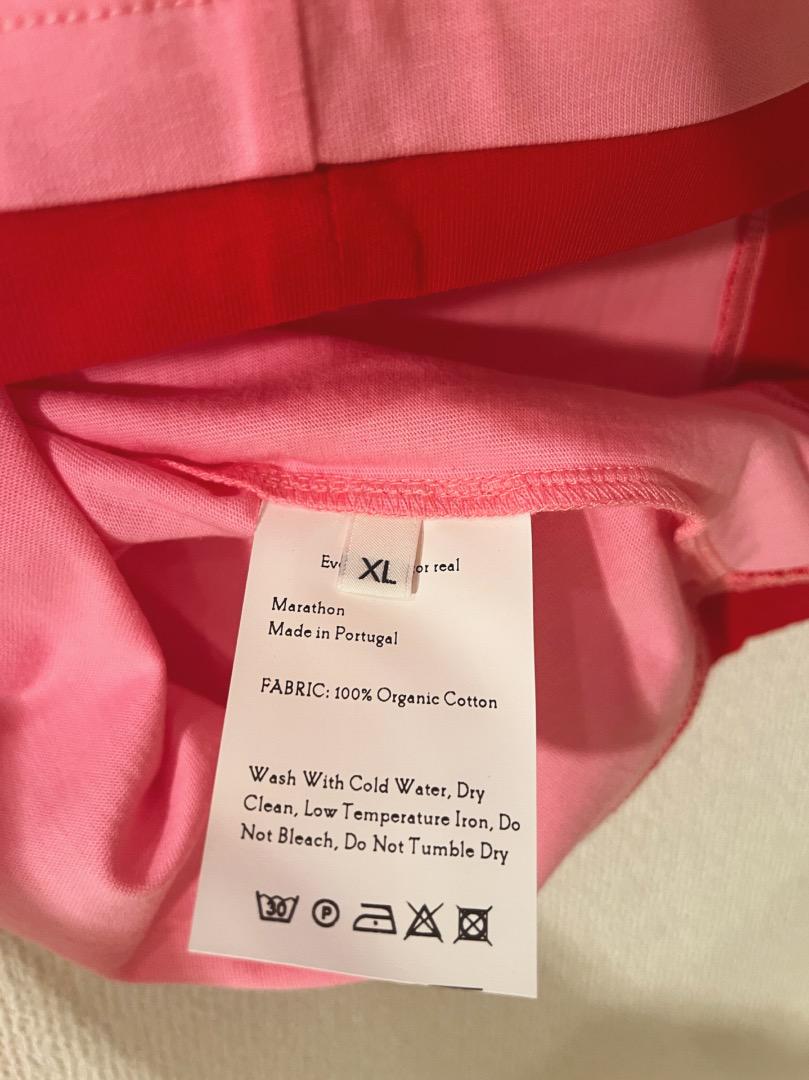 Wales Bonner Marathon Tシャツ【ピンク、XL】