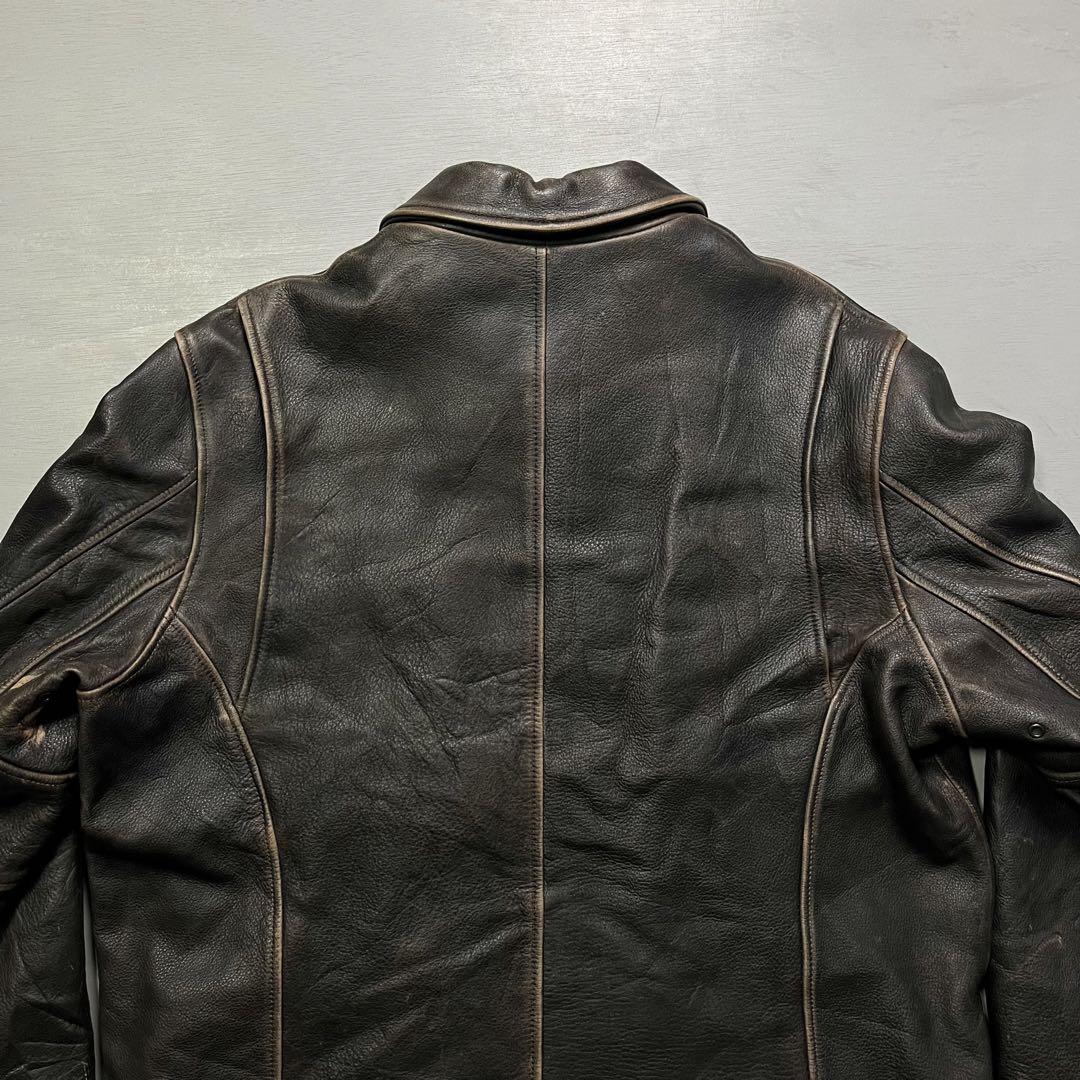 大きいサイズ✨　A-2レザージャケット　スイングトップ　ショート丈　短丈　XXL