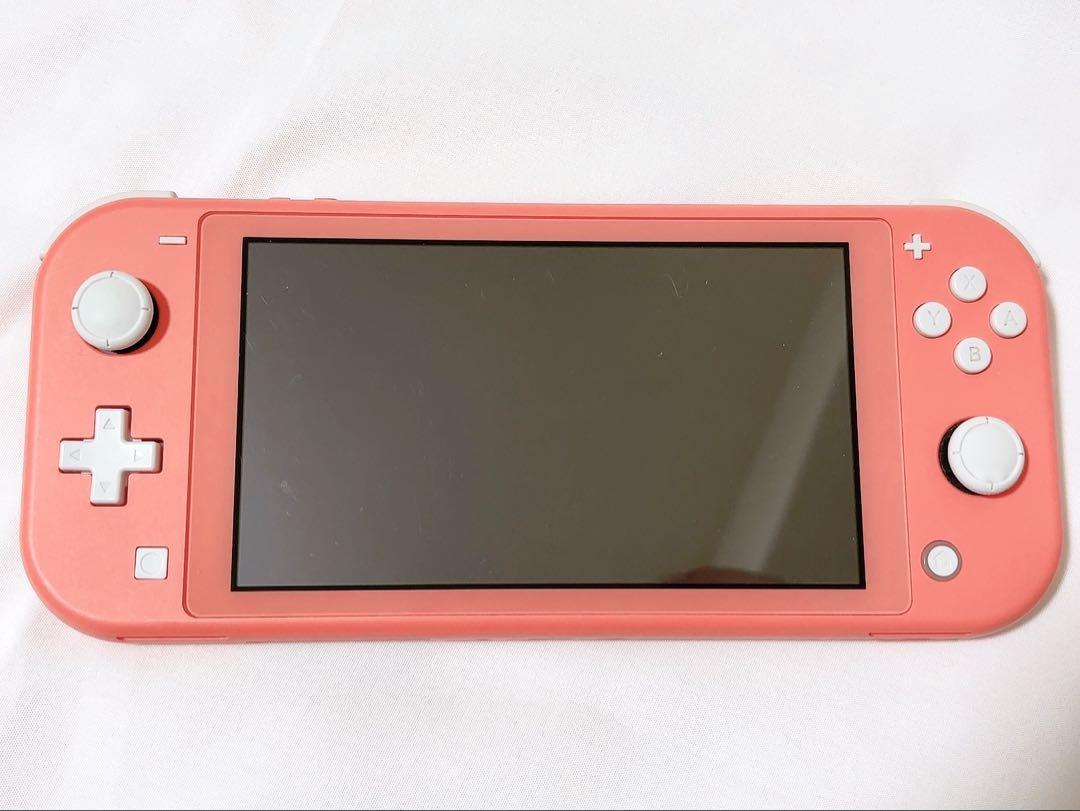 NintendoSwitchLite コーラルピンク 本体 動作確認/初期化済み