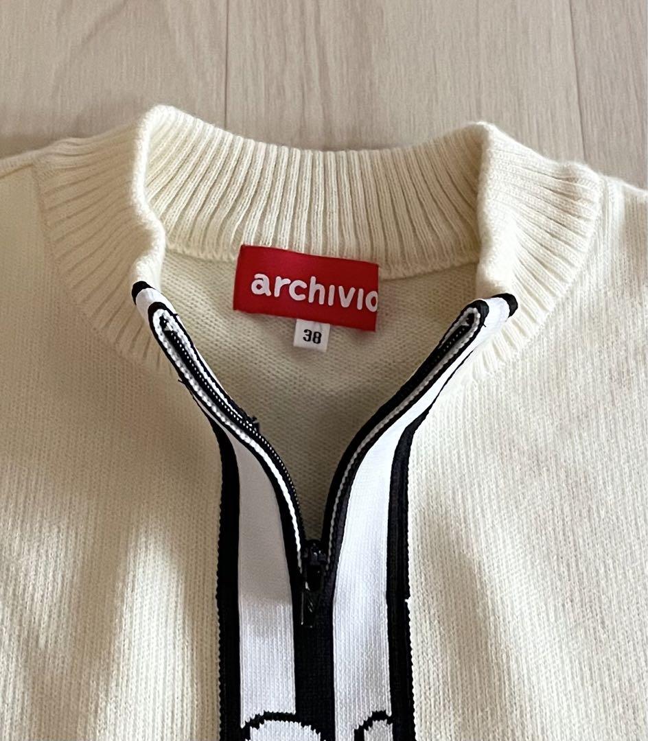 ARCHIVIO アルチビオ   ハイネック プルオーバーニットサイズ38