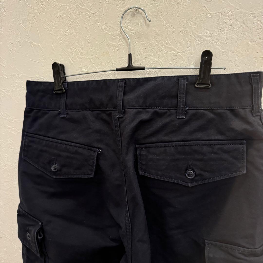 ENGINEERED GARMENTS ブラックカーゴパンツ S