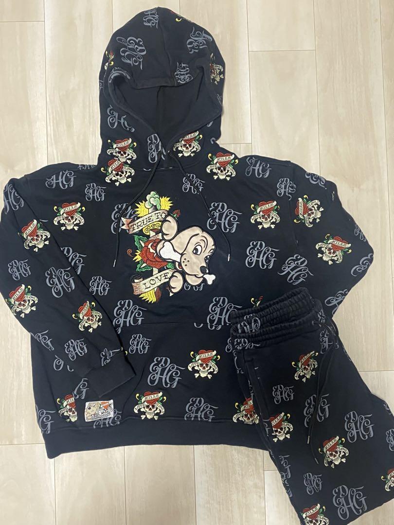 GALFY×ED HARDY セットアップ　パーカー