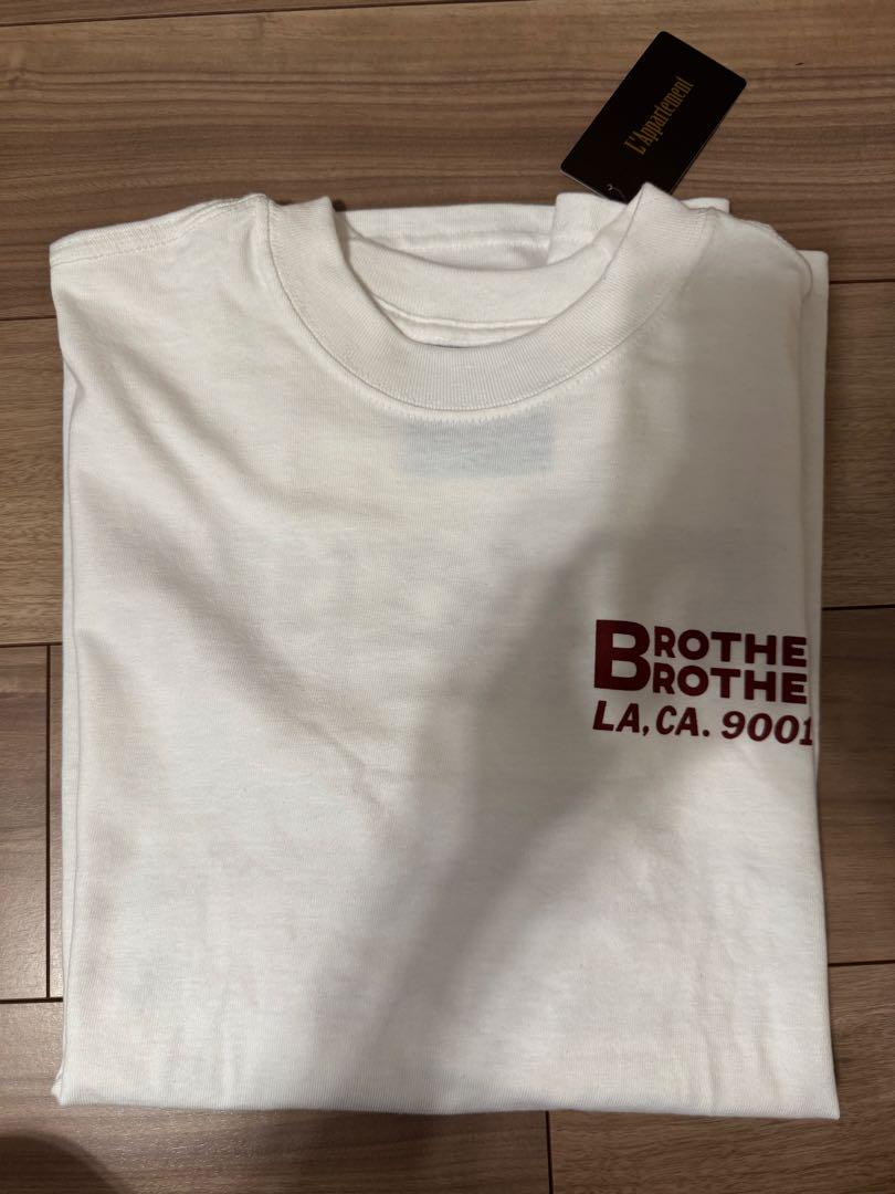 L'Appartement ブラザーブラザー　SHORT SLEEVE TEE 完売☆L'Appartement ブラザーブラザー ショートスリーブTEE