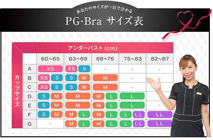 PGブラ ナイトブラ Lサイズ ブラック 3枚セット