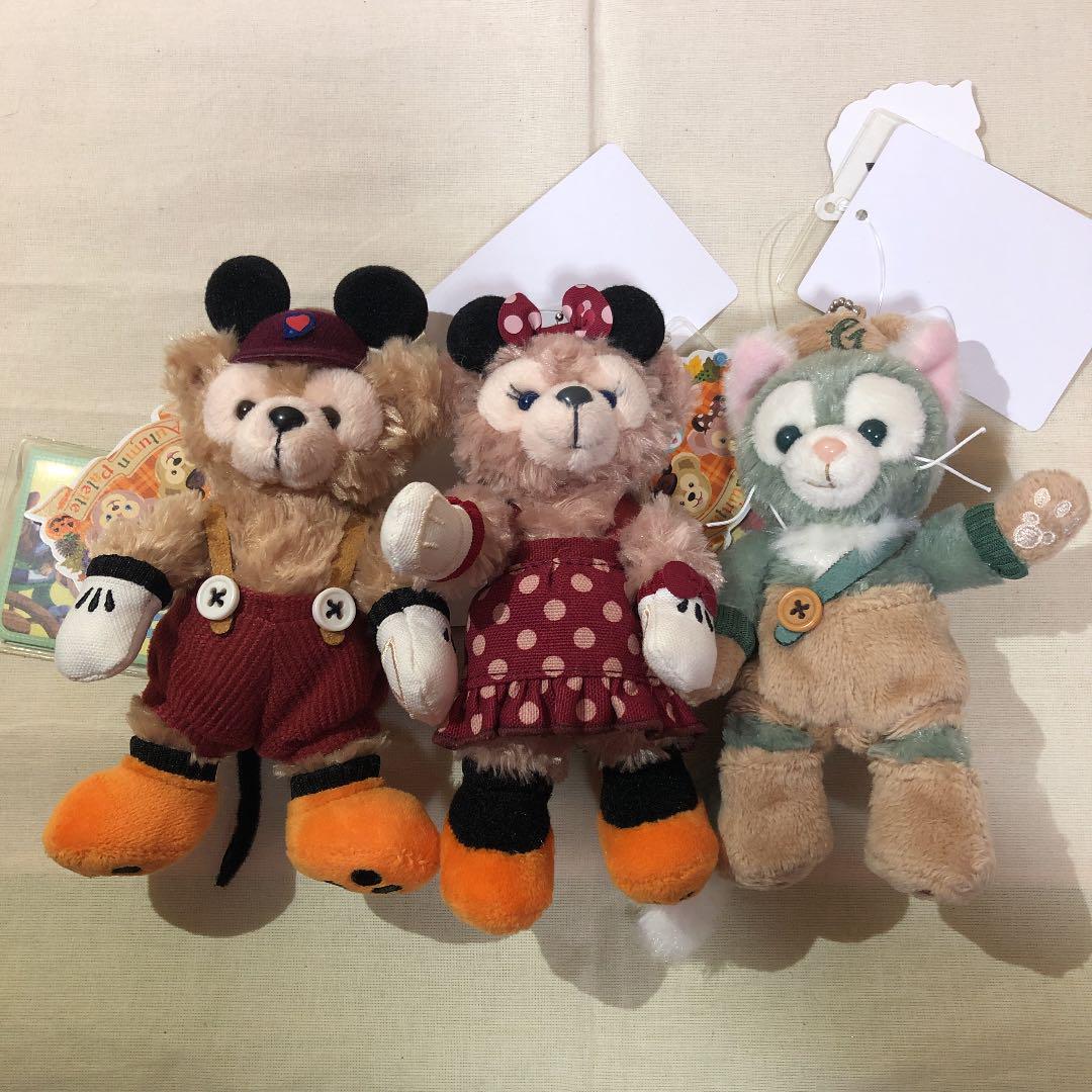 ダッフィー シェリーメイ ジェラトーニ ぬいぐるみバッジ