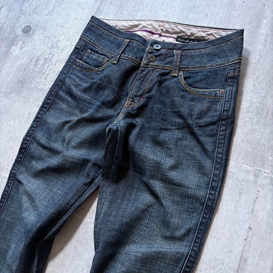 y2k フレアデニムパンツ ブーツカット ギミック 00s 平成ギャル