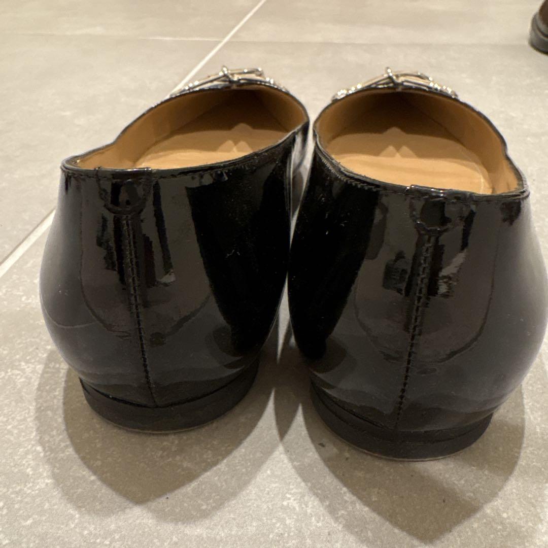 BALLY 黒 ポインテッドトゥ 37