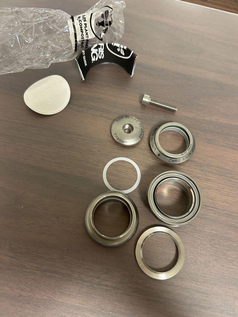 パーツ CHRISKING NoThreadSet 1-1/8\" (Titanium)