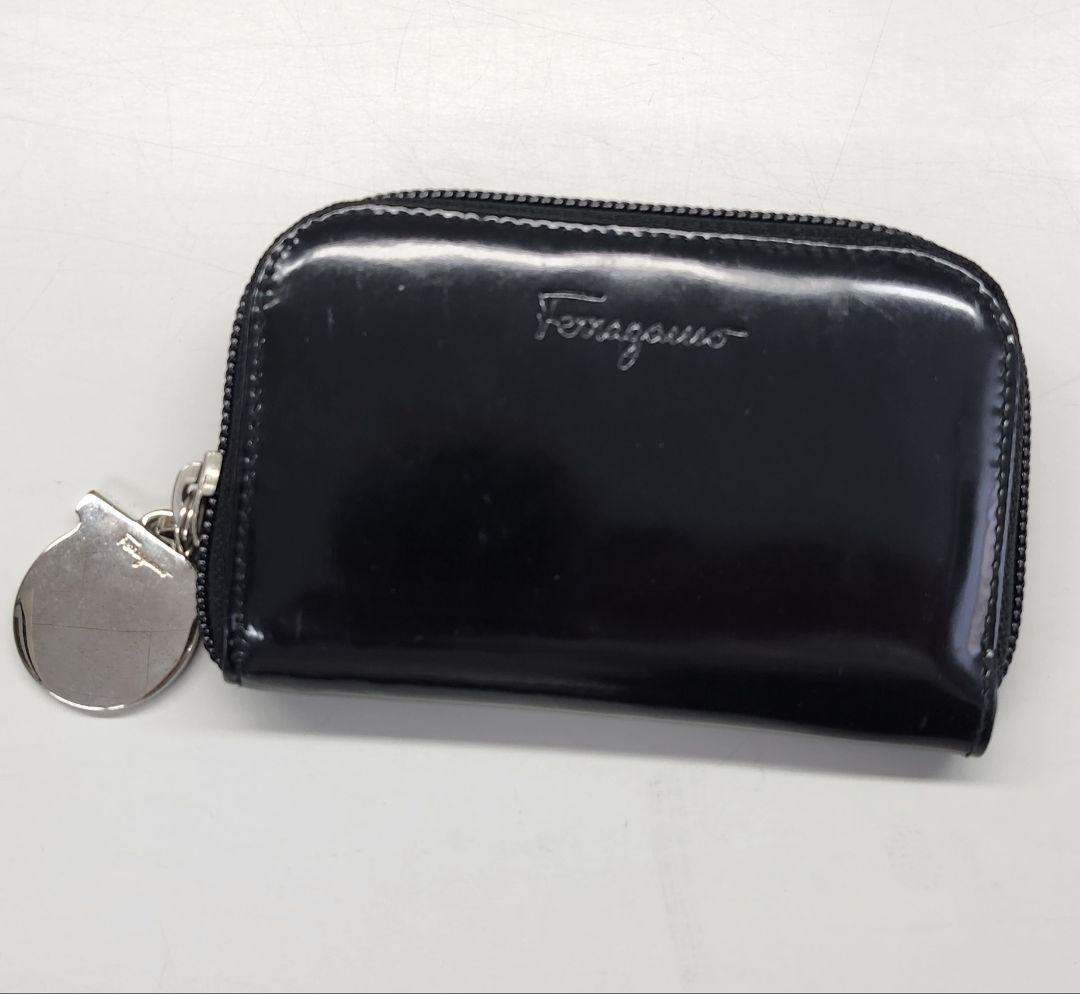 Ferragamo ブラック コインケース - メルカリ