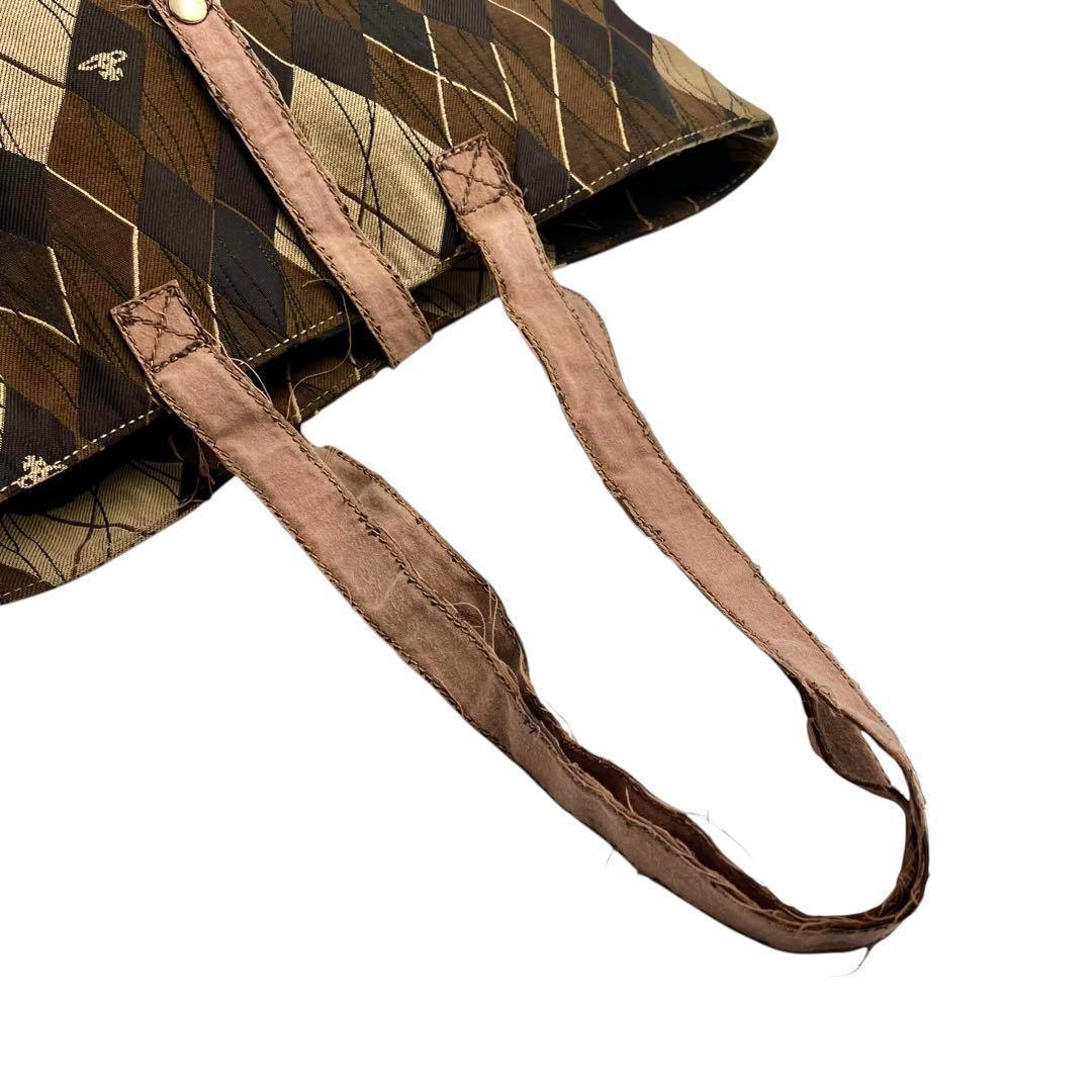 Vivienne Westwood アーガイル A4収納トートバッグ 8821