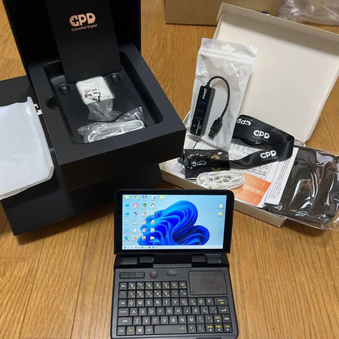 GPD MICROPC(SSD480G換装)