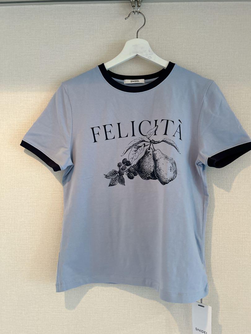 SNIDEL スナイデル ロゴプリントTシャツ - メルカリ