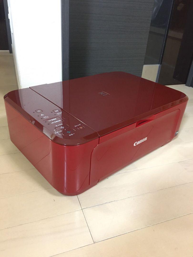新品最安値 美品 Canon PIXUS MG3630 RD スマホ印刷対応プリンター QUnoB-m25791587618 得価最新作