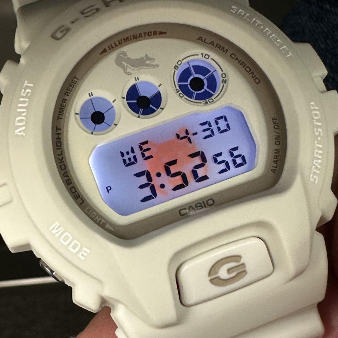 柴犬好きに！ 新品未使用　白柴限定　G-SHOCK DW-6900SHB-7JR
