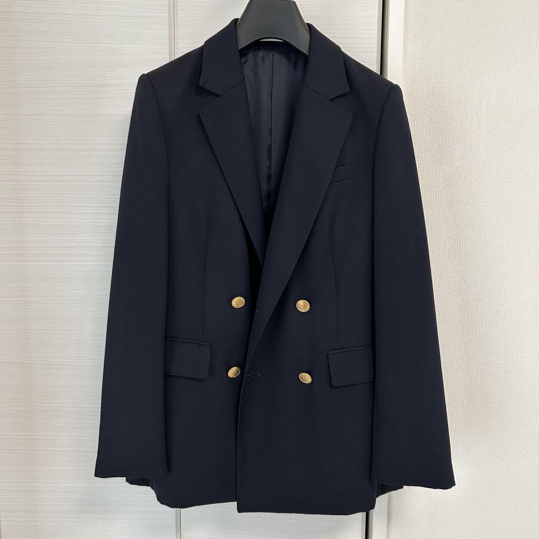 新品同様】MACPHEE ウールギャバジン ダブルブレストジャケット