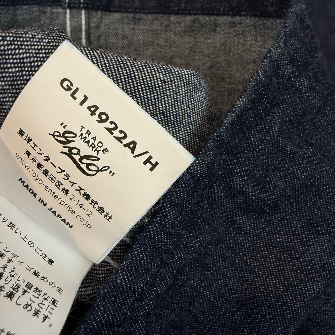 GOLD ゴールド DENIM WWII COVERALL サイズM
