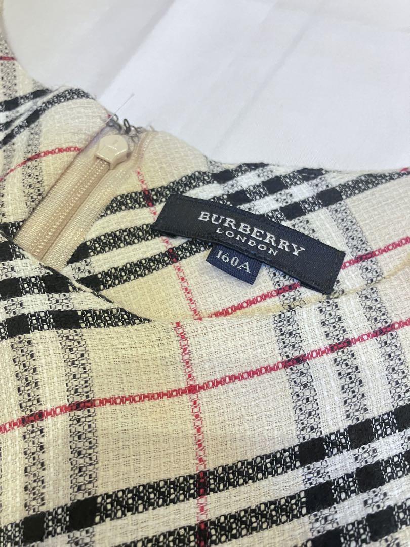 ⭐️BURBERRYS ノースリーブ ワンピース ノバチェック 160AΩ