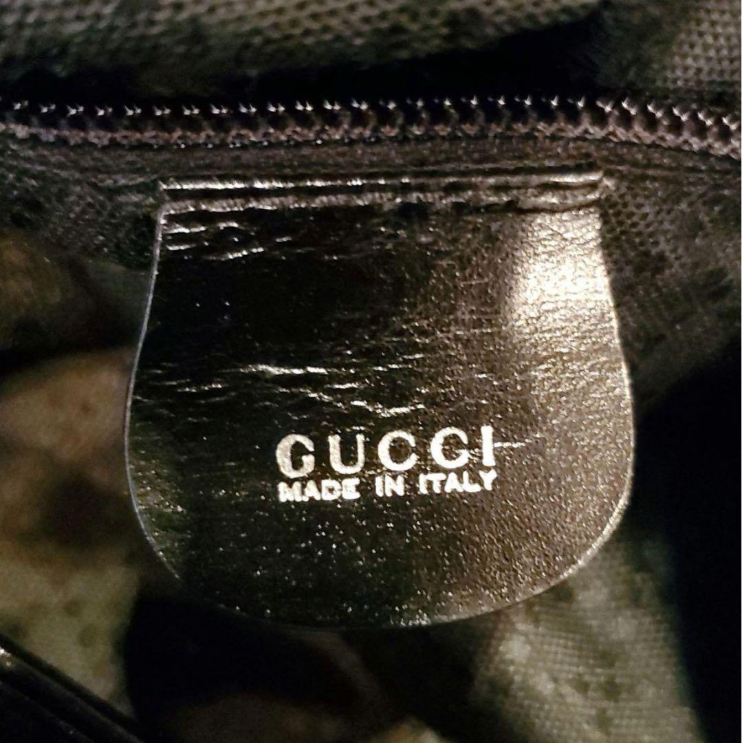 グッチ ナイロン レザー ショルダーバッグ GUCCI - メルカリ