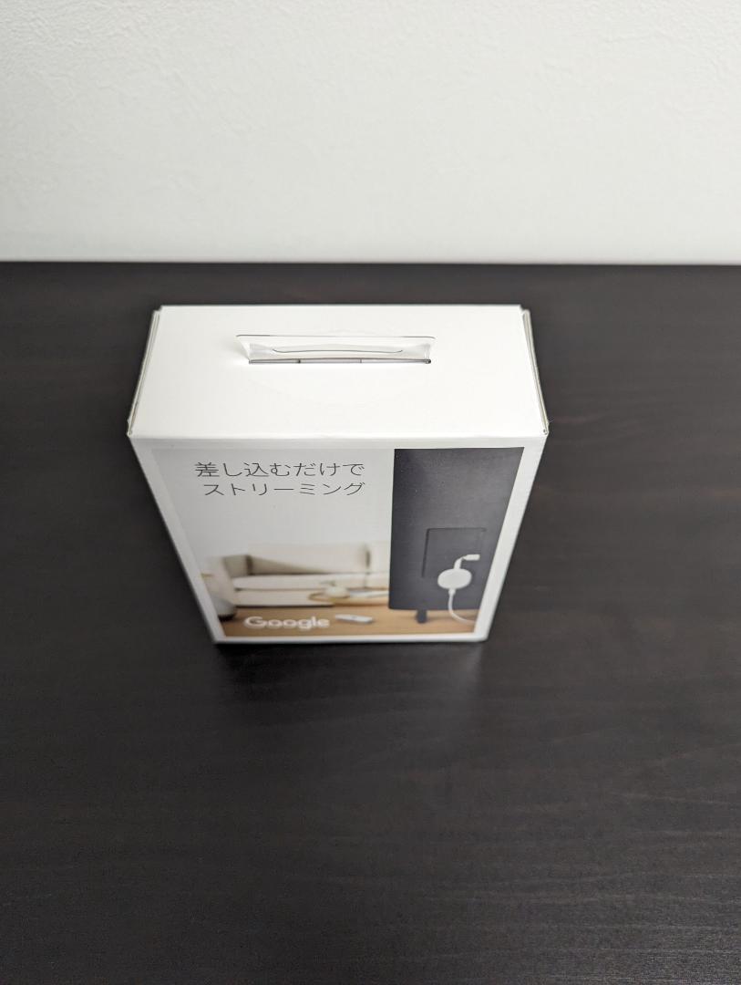 「新品・未開封」4K Chromecast Google TV (Snow)